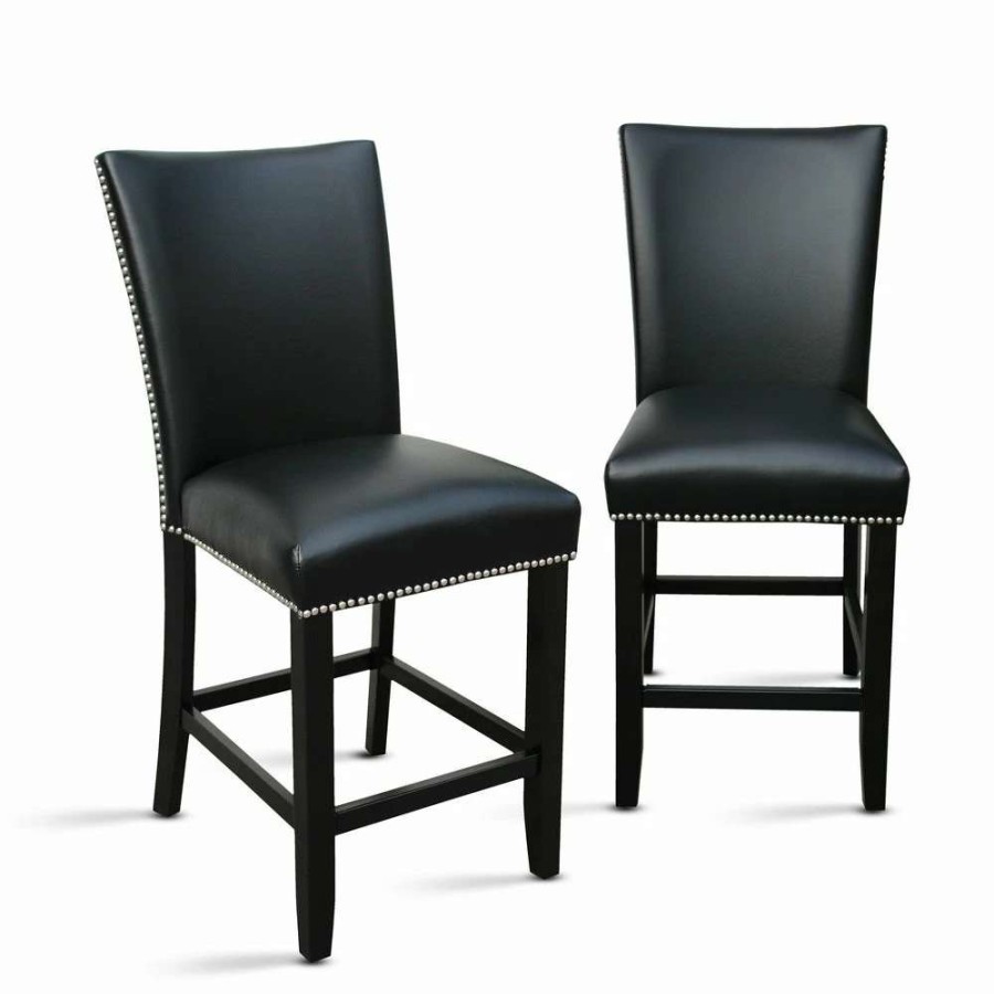 Home Goods * | Brand New Gracewood Hollow Mhlanga Counter-Height Dining Chairs (Set Of 2)