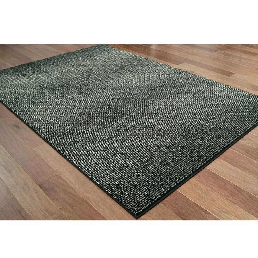 Home Goods * | Wholesale Gracewood Hollow Gosh Dappled Area Rug Black/Cream