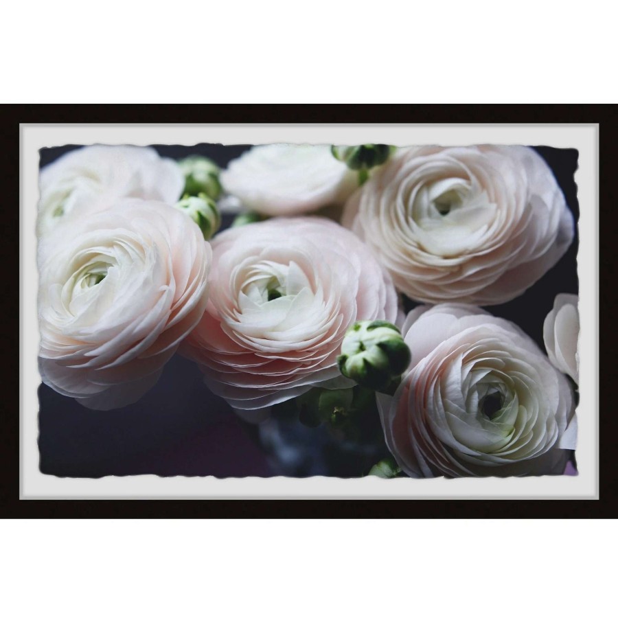 Home Goods * | New Gracewood Hollow Delicate Rose Petals Framed Painting Print