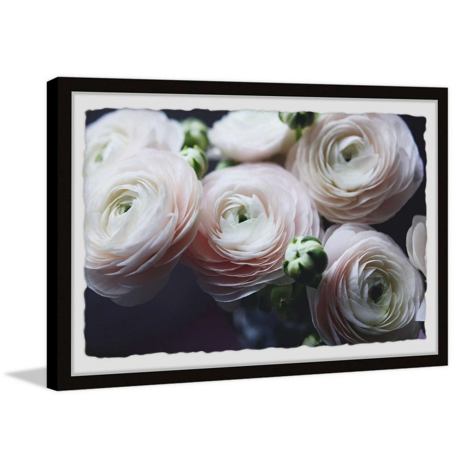 Home Goods * | New Gracewood Hollow Delicate Rose Petals Framed Painting Print