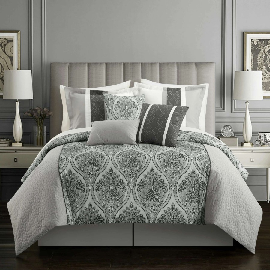 Bedding * | Deals Gracewood Hollow Hosseini 7-Piece Reversible Comforter Set