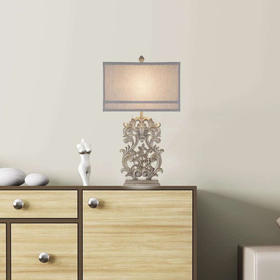 Lighting & Ceiling Fans * | Deals Gracewood Hollow Zakaria Ornate Table Lamp