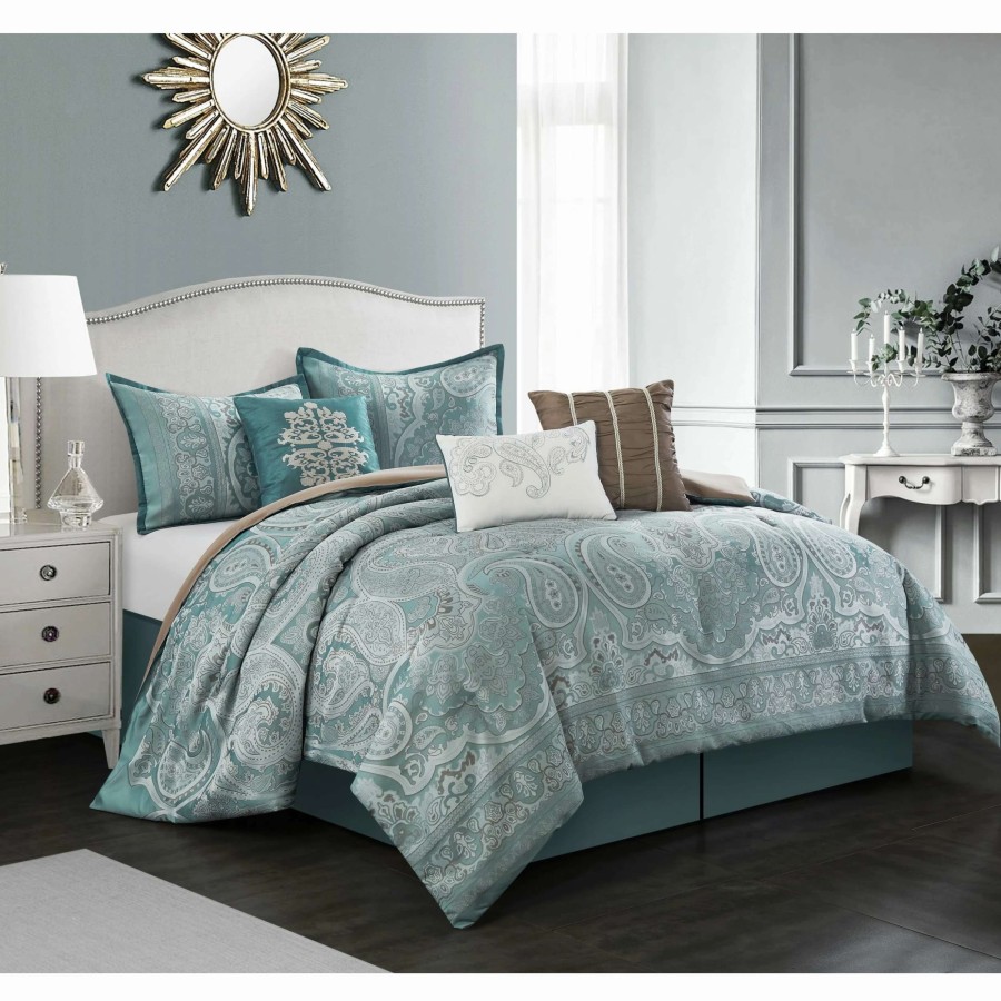 Bedding * | Best Pirce Gracewood Hollow Asghar 7-Piece Comforter Set