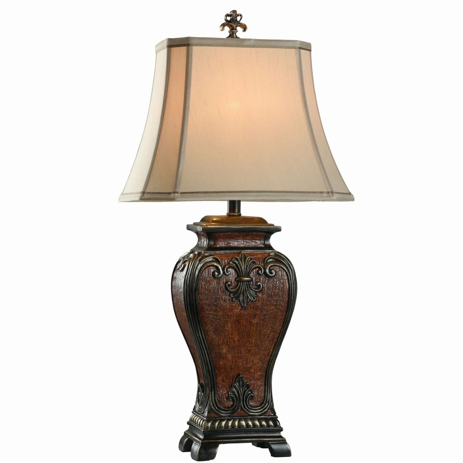 Lighting & Ceiling Fans * | Brand New Gracewood Hollow Paolini Traditional Dundee Finish Table Lamp