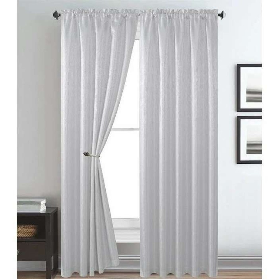 Home Goods * | Flash Sale Gracewood Hollow Brahmabhatt Rod Pocket Single Window Panel