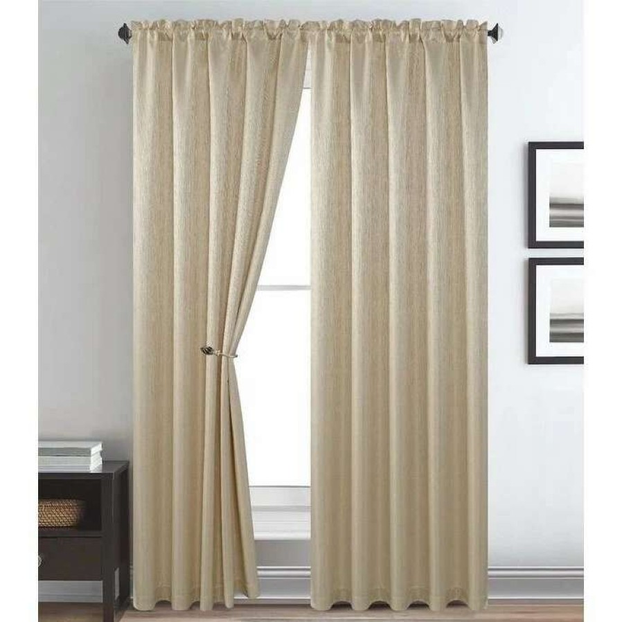 Home Goods * | Flash Sale Gracewood Hollow Brahmabhatt Rod Pocket Single Window Panel