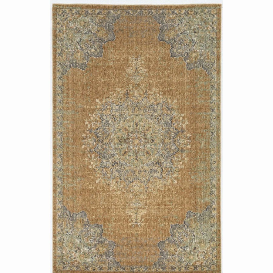 Home Goods * | Deals Gracewood Hollow Wool Vintage Medallian Oriental Area Rug