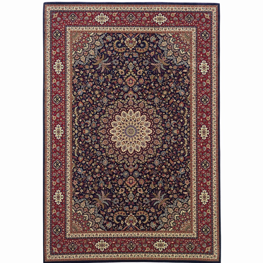 Home Goods * | Cheapest Gracewood Hollow Eastman Persian Flair Blue/ Red Rug