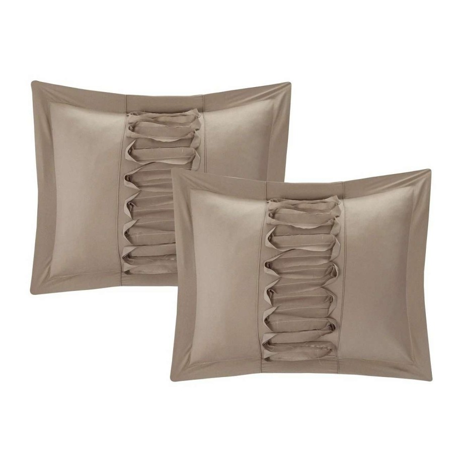 Bedding * | New Gracewood Hollow Khadra Taupe 12-Piece Bed-In-A-Bag And Sheet Set