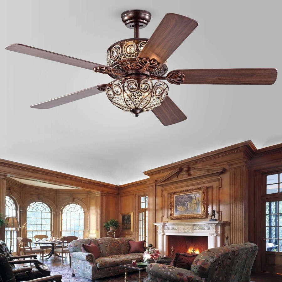 Lighting & Ceiling Fans * | Wholesale Gracewood Hollow Inada 52-Inch Ceiling Fan