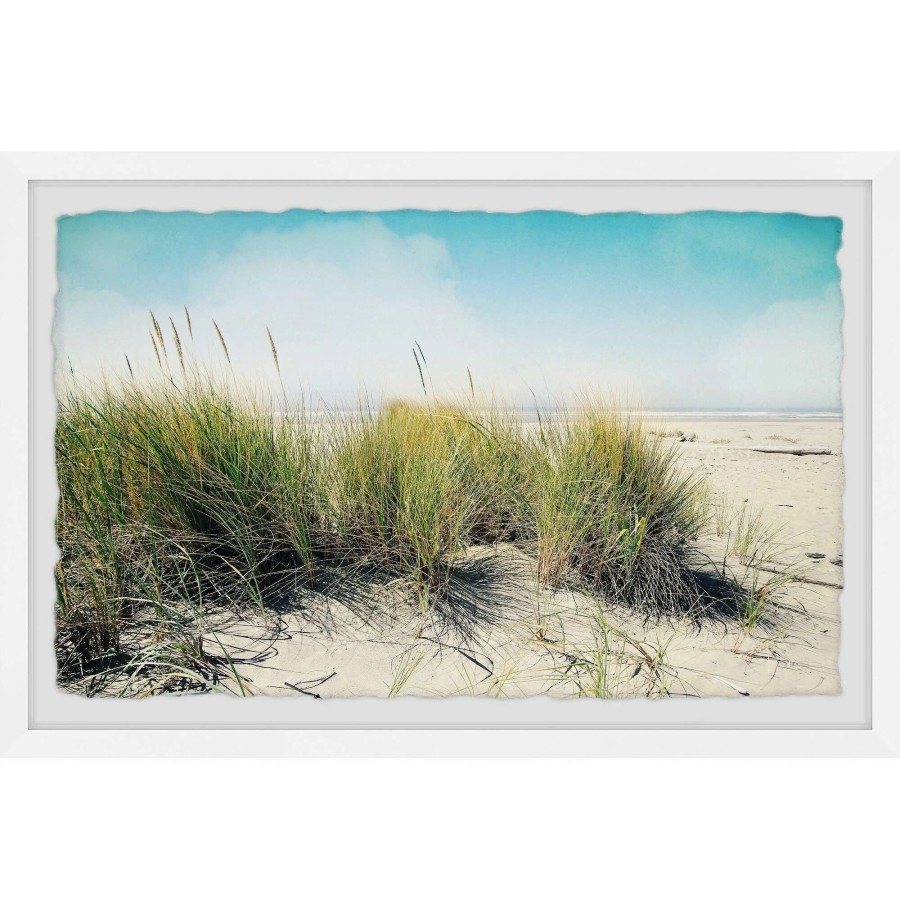 Home Goods * | Brand New Gracewood Hollow Beach Grass Framed Painting Wall Print