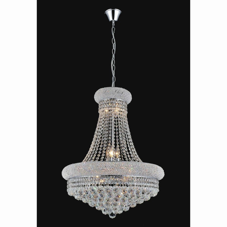 Lighting & Ceiling Fans * | Deals Gracewood Hollow Zongo Chrome Finish/ Glass Bauble 14-Light Chandelier