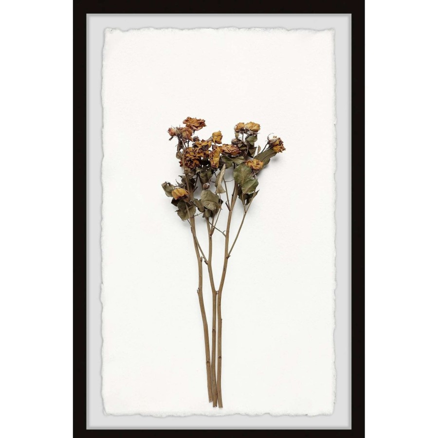 Home Goods * | Cheapest Gracewood Hollow Wilted Yellow Flowers Framed Painting Print