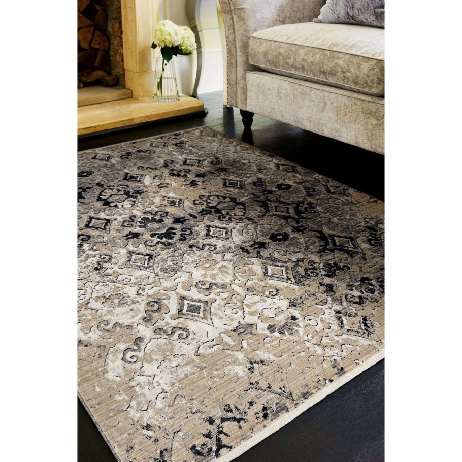 Home Goods * | Budget Gracewood Hollow Renza Distressed Emblum Rug