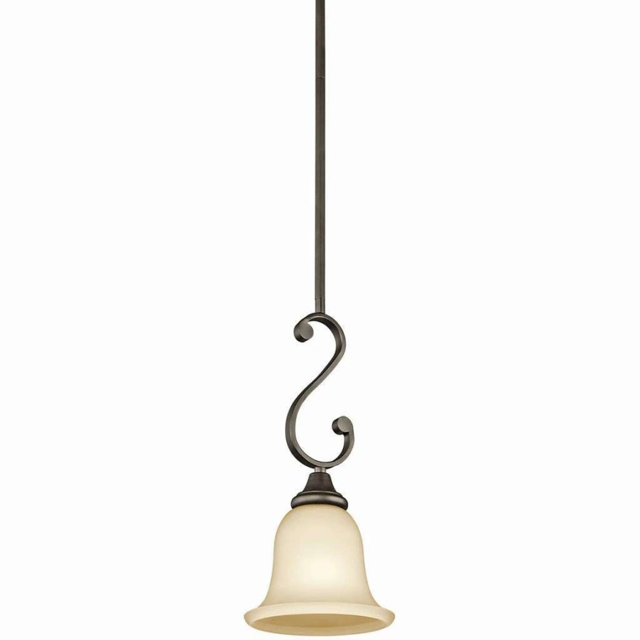 Lighting & Ceiling Fans * | Hot Sale Gracewood Hollow Feraoun Collection 1-Light Olde Bronze Led Mini Pendant