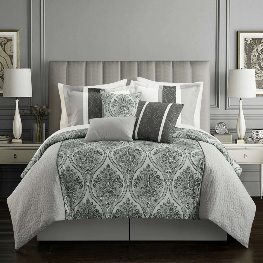 Bedding * | Discount Gracewood Hollow Hosseini 11-Piece Reversible Bed-In-A-Bag Comforter Set