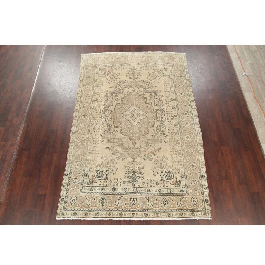 Home Goods * | Budget Gracewood Hollow Malezian Muted Blend Knotted Hand Knotted Wool Rug 9'11" X 6'8