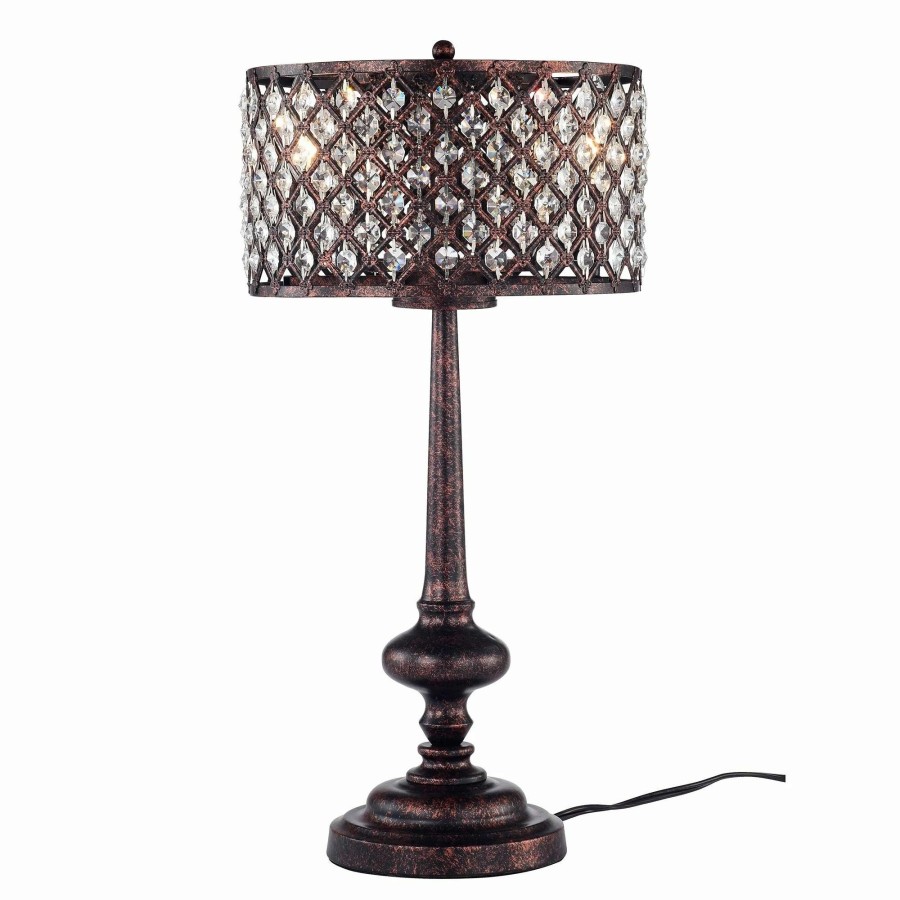 Lighting & Ceiling Fans * | Hot Sale Gracewood Hollow Huo 3-Light Table Lamp