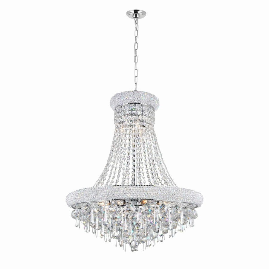 Lighting & Ceiling Fans * | Best Pirce Gracewood Hollow Sawadogo 13-Light Beaded Crystal Chandelier