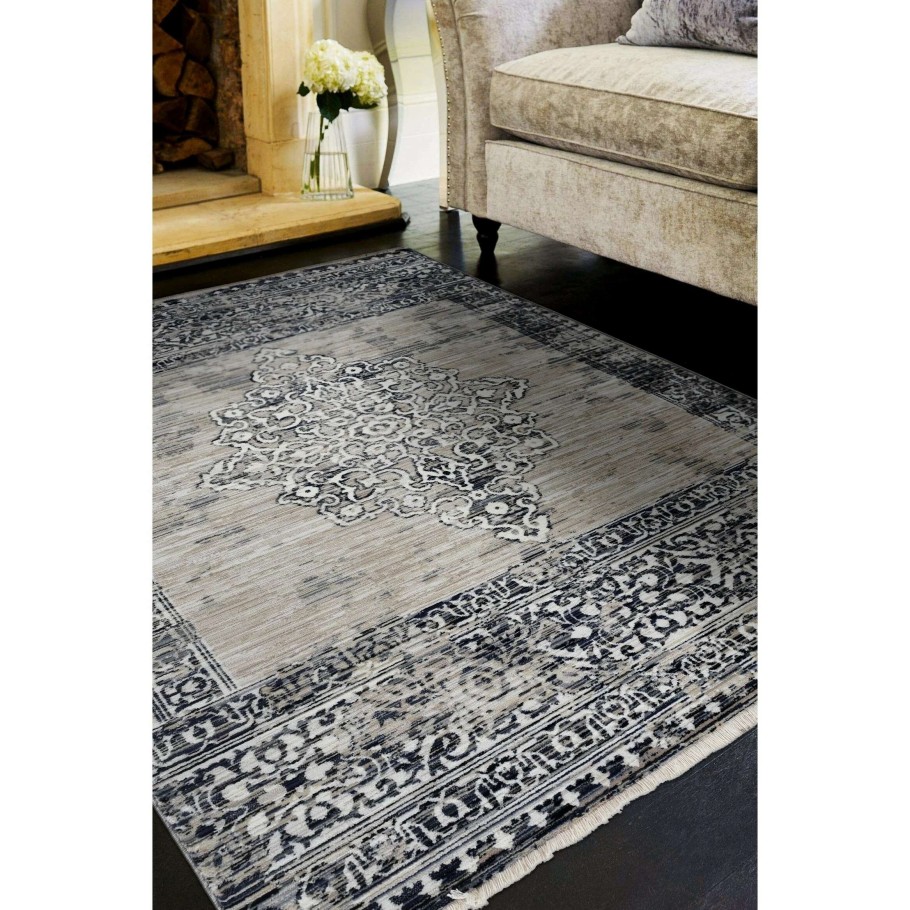 Home Goods * | Budget Gracewood Hollow Renza Distressed Boho Traditional Rug