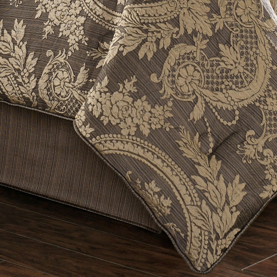 Bedding * | Discount Gracewood Hollow Lisako 4-Piece Luxury Damask Pattern Comforter Set