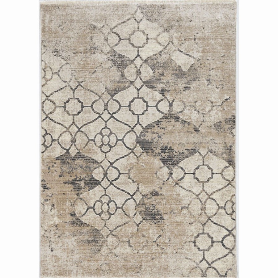 Home Goods * | Promo Gracewood Hollow Renza Distressed Trellis Rug