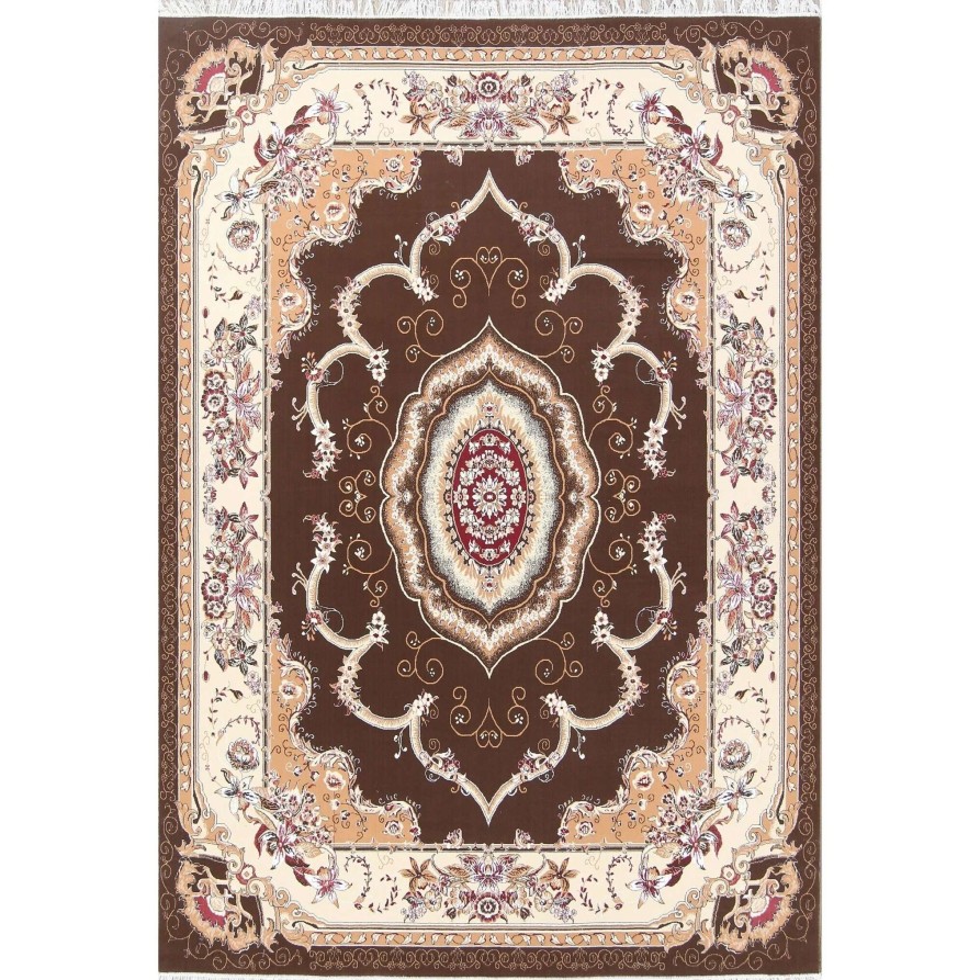 Home Goods * | Brand New Gracewood Hollow Zirimu Floral Persian Area Rug 11'8 X 8'1