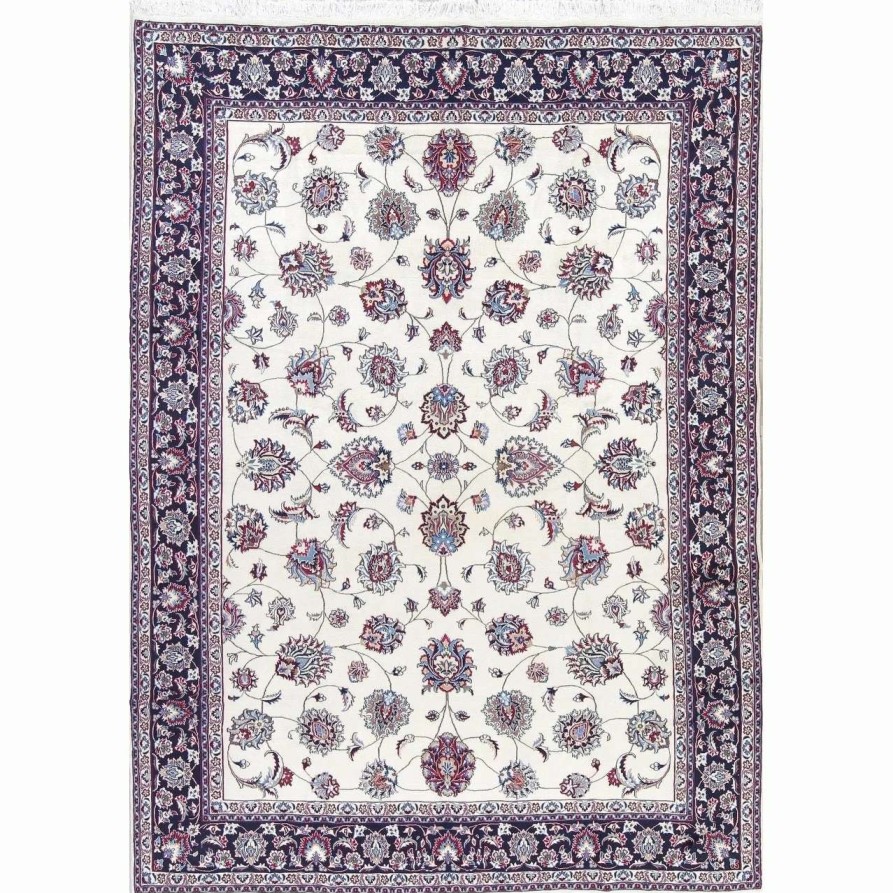 Home Goods * | Best Deal Gracewood Hollow Hernandez Hand-Knotted Floral Wool And Silk Persian Area Rug 10'10" X 8'0